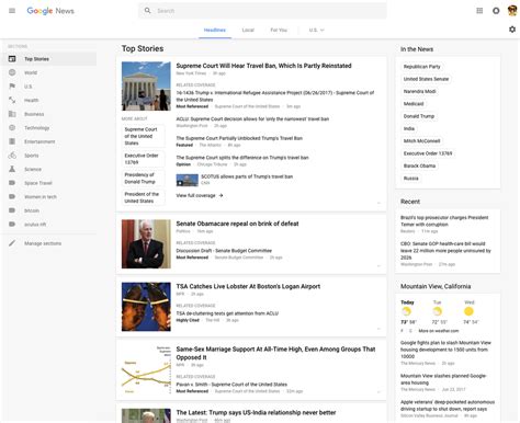 google news site